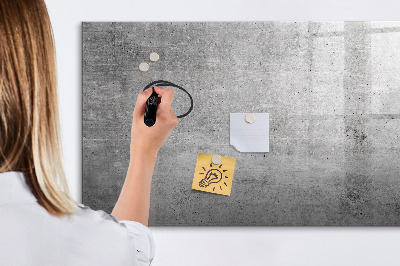 Lavagna magnetica scrivibile Una moderna bacheca per appendere le foto.