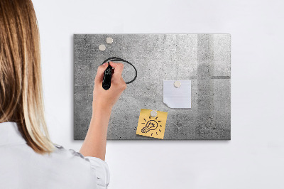 Lavagna magnetica scrivibile Una moderna bacheca per appendere le foto.