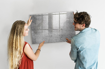 Lavagna magnetica scrivibile Una moderna bacheca per appendere le foto.