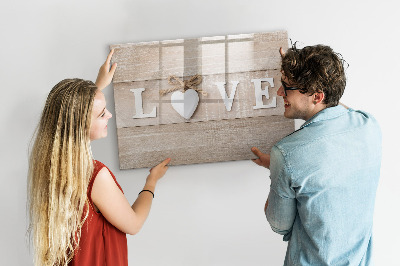 Lavagna magnetica scrivibile L'amore nelle foto e nei ricordi