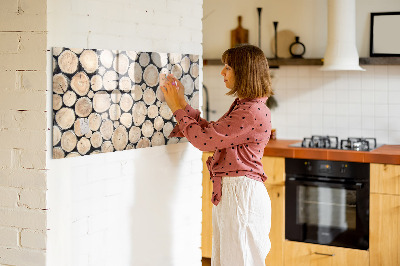 Lavagna magnetica scrivibile Legno naturale in versione moderna