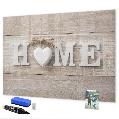Lavagna magnetica scrivibile Decorazione murale con spazio per le foto
