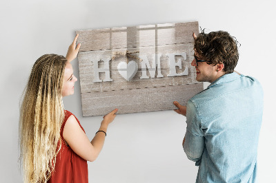 Lavagna magnetica scrivibile Decorazione murale con spazio per le foto