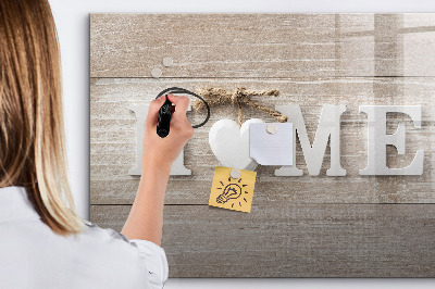 Lavagna magnetica scrivibile Decorazione murale con spazio per le foto