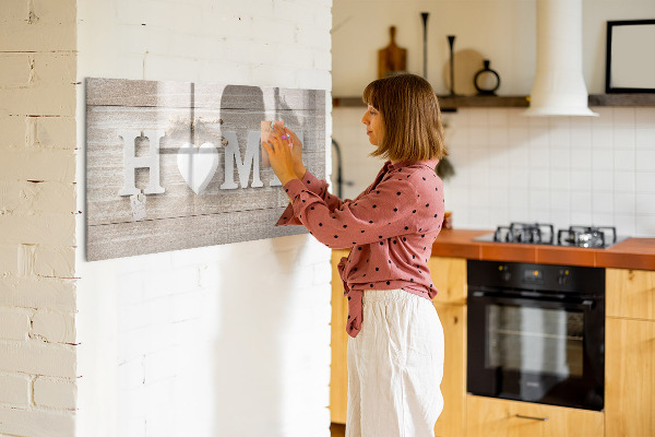 Lavagna magnetica scrivibile Decorazione murale con spazio per le foto