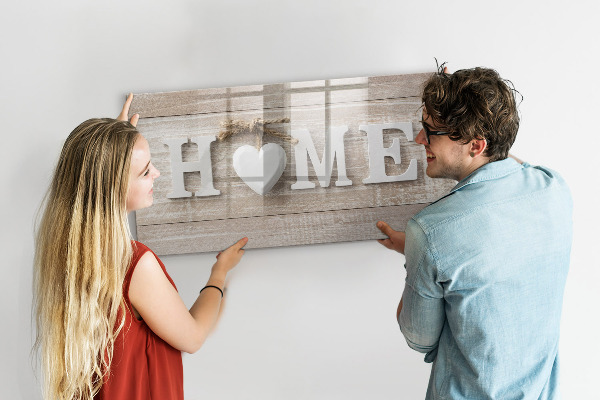 Lavagna magnetica scrivibile Decorazione murale con spazio per le foto