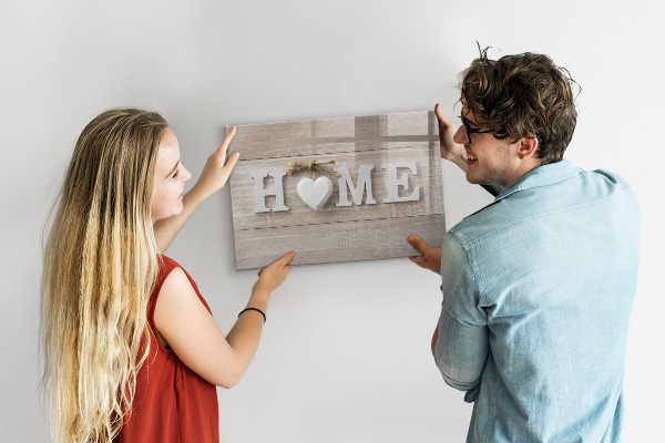 Lavagna magnetica scrivibile Decorazione murale con spazio per le foto