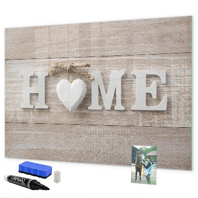 Lavagna magnetica scrivibile Decorazione murale con spazio per le foto