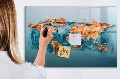 Lavagna magnetica scrivibile Un mondo interattivo con foto personali