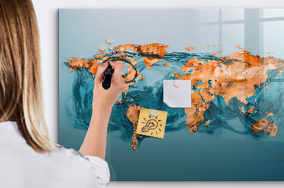 Lavagna magnetica scrivibile Un mondo interattivo con foto personali