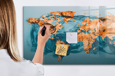 Lavagna magnetica scrivibile Un mondo interattivo con foto personali