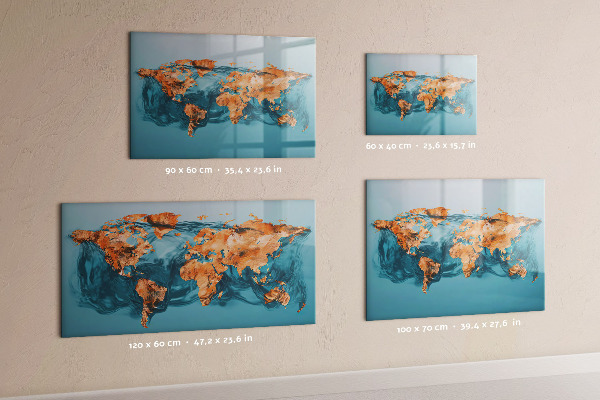 Lavagna magnetica scrivibile Un mondo interattivo con foto personali