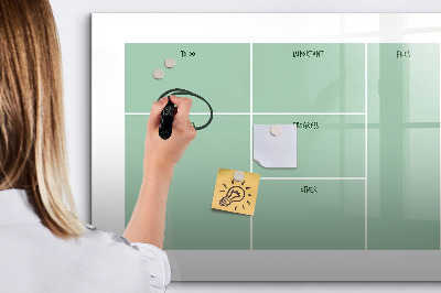 Lavagna magnetica scrivibile Organizzatore con note e foto