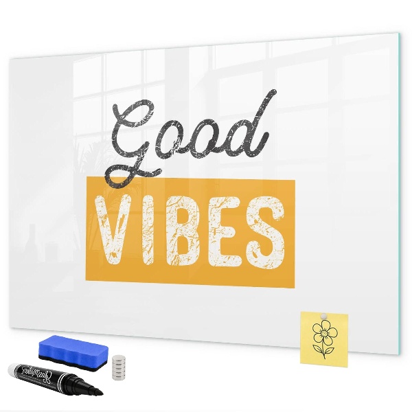 Lavagna magnetica scrivibile Vibrazioni e ricordi positivi