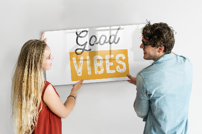 Lavagna magnetica scrivibile Vibrazioni e ricordi positivi