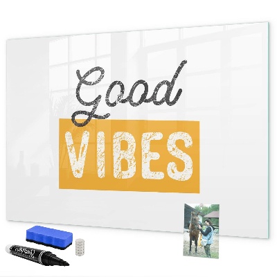 Lavagna magnetica scrivibile Vibrazioni e ricordi positivi