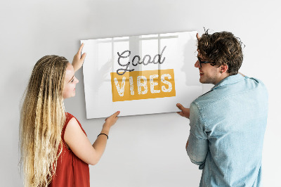 Lavagna magnetica scrivibile Vibrazioni e ricordi positivi