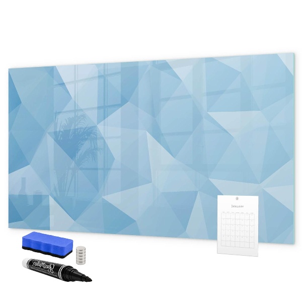 Lavagna magnetica scrivibile Una lavagna colorata per appunti e foto.