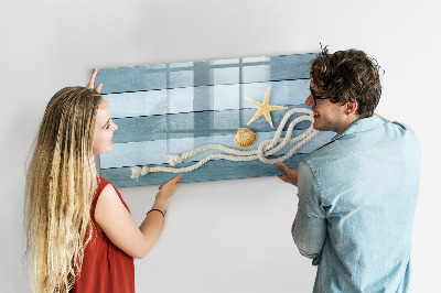 Lavagna magnetica con pennarelli Spazio per i ricordi e la creatività.