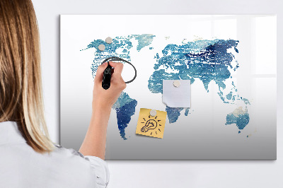 Lavagna magnetica con pennarelli Mappa dei ricordi con foto personali
