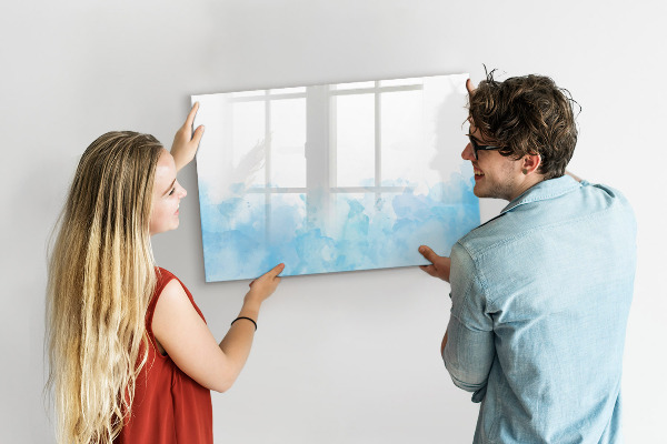 Lavagna magnetica con pennarelli Lavagna creativa per foto e appunti