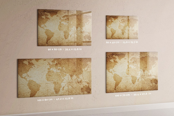 Lavagna magnetica con pennarelli Mappa dei ricordi con accessori aggiuntivi