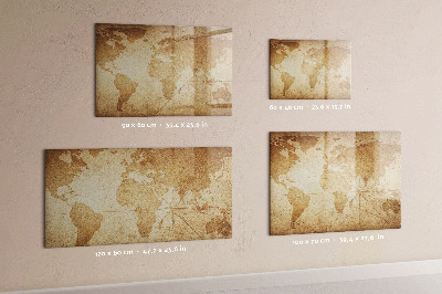 Lavagna magnetica con pennarelli Mappa dei ricordi con accessori aggiuntivi
