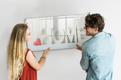 Lavagna magnetica con pennarelli Decorazione murale con ricordi personali