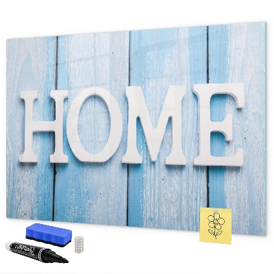 Lavagna magnetica con pennarelli Decorazione murale a tema casa