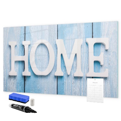 Lavagna magnetica con pennarelli Decorazione murale a tema casa