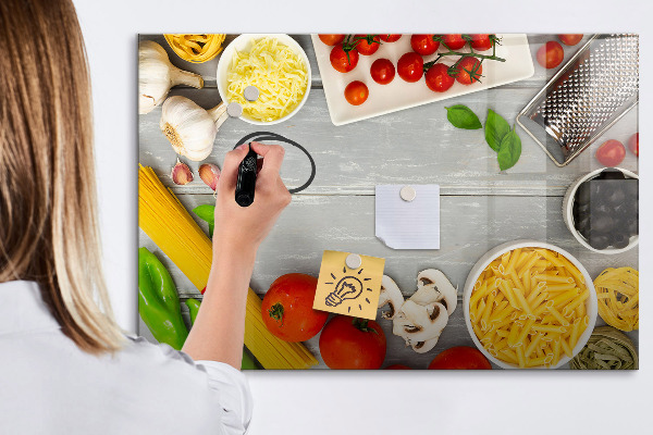 Lavagna magnetica con pennarelli Promemoria in cucina con i tuoi sapori preferiti