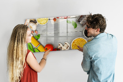 Lavagna magnetica con pennarelli Promemoria in cucina con i tuoi sapori preferiti
