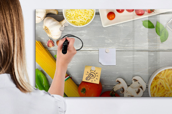 Lavagna magnetica con pennarelli Promemoria in cucina con i tuoi sapori preferiti