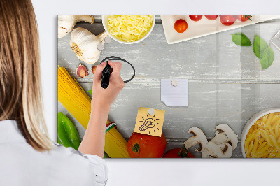 Lavagna magnetica con pennarelli Promemoria in cucina con i tuoi sapori preferiti