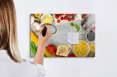 Lavagna magnetica con pennarelli Promemoria in cucina con i tuoi sapori preferiti