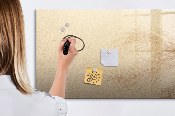 Lavagna magnetica scrivibile Blocco note con accessori