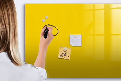 Lavagna magnetica scrivibile Una lavagna colorata per appunti e foto.