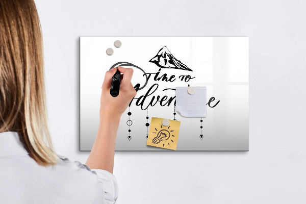 Lavagna magnetica scrivibile Pannello creativo per esporre foto
