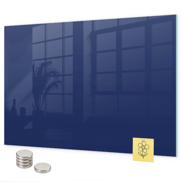 Lavagna magnetica per calamite colore blu navy