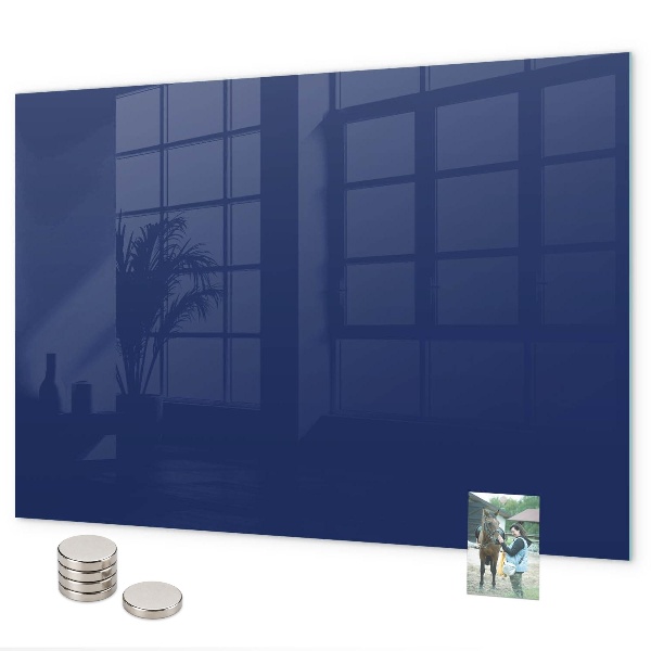 Lavagna magnetica per calamite colore blu navy