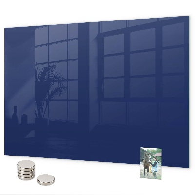 Lavagna magnetica per calamite colore blu navy