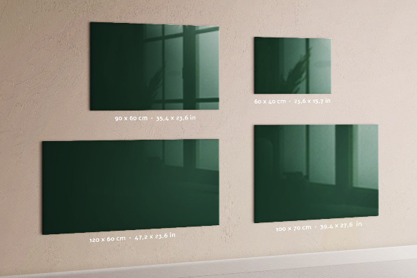 Lavagna magnetica Colore: verde bottiglia