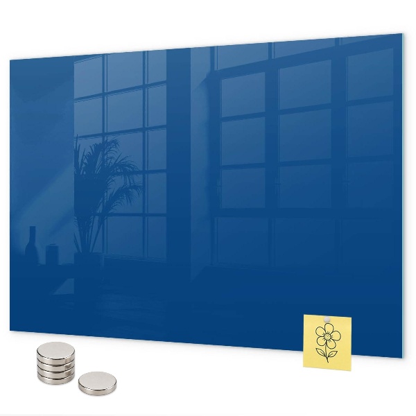 Lavagna magnetica per calamite Colore blu