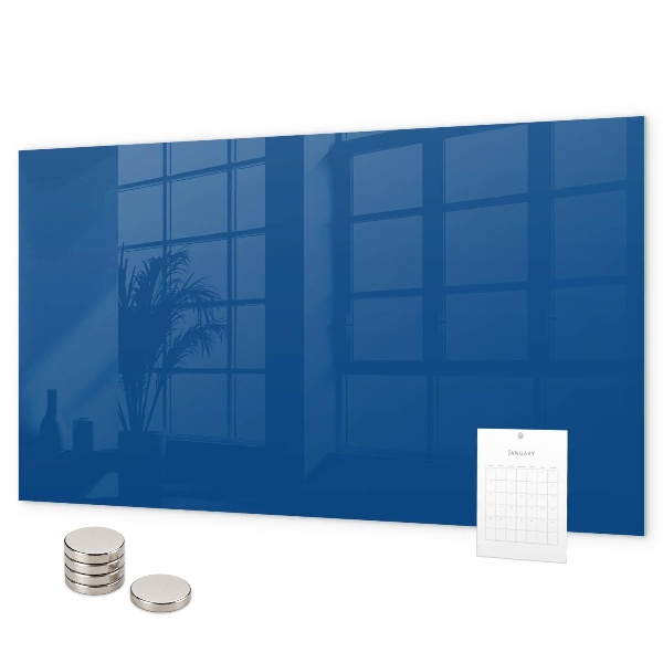 Lavagna magnetica per calamite Colore blu