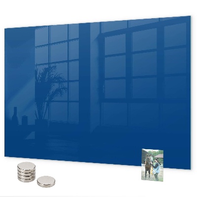 Lavagna magnetica per calamite Colore blu
