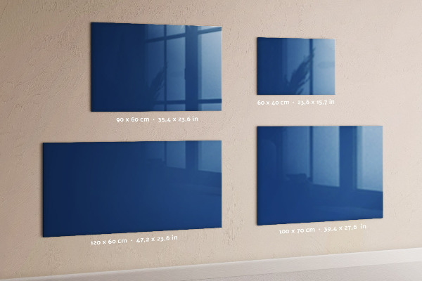 Lavagna magnetica per calamite Colore blu