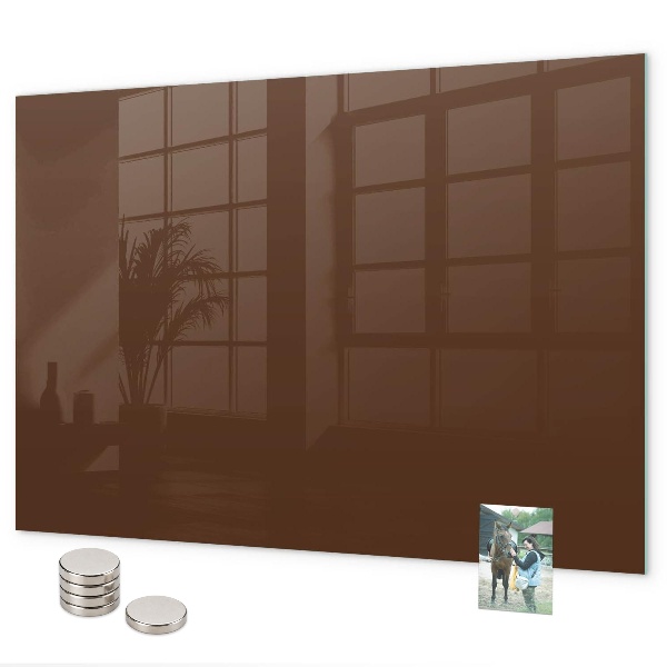 Lavagna magnetica Colore marrone