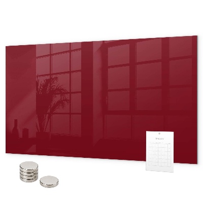 Lavagna magnetica per calamite Colore bordeaux