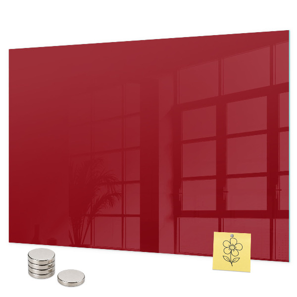 Lavagna magnetica Colore rosso