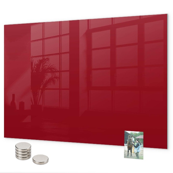 Lavagna magnetica Colore rosso